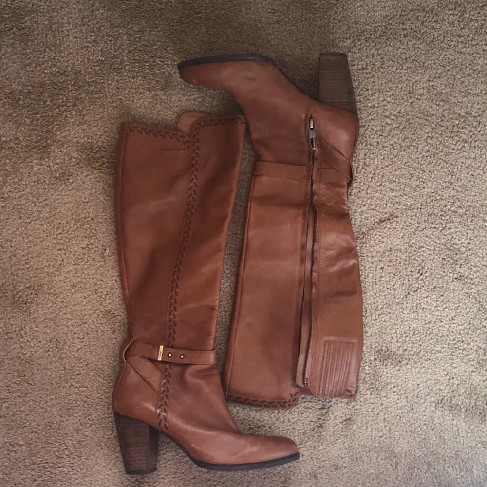 UGG leather tall Claudine boots